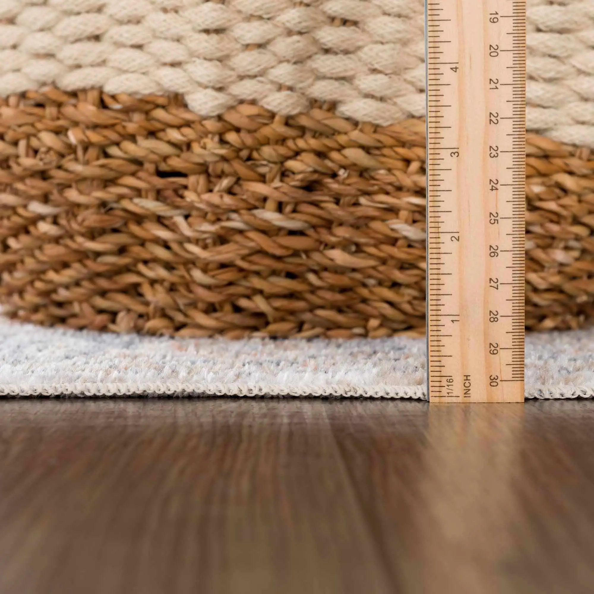 Akram Gray & Orange Washable Area Rug - Clearance by Boutique Rugs