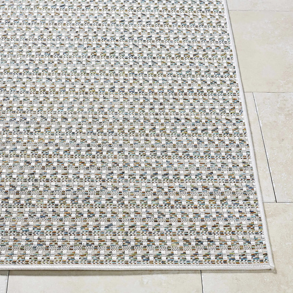 Ataret Ivory Outdoor Area Rug, photo 5 of 7