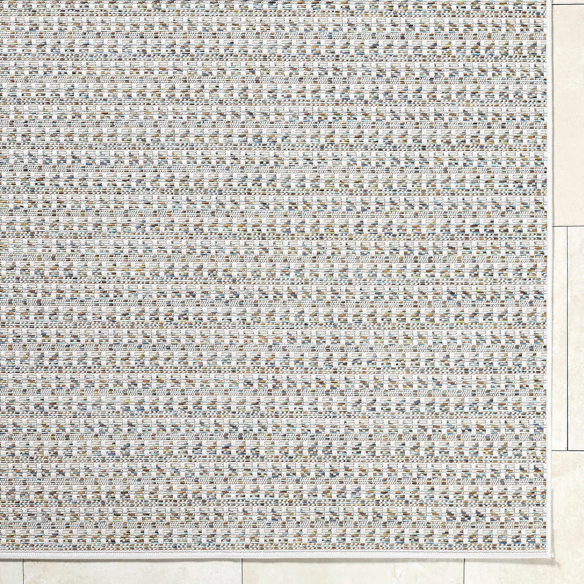 Ataret Ivory Outdoor Area Rug, photo 3 of 7
