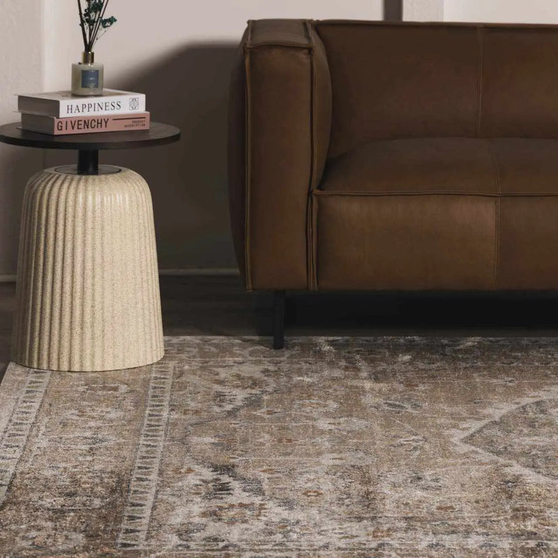 Hiti Beige Flat Pile Washable Rug by Boutique Rugs