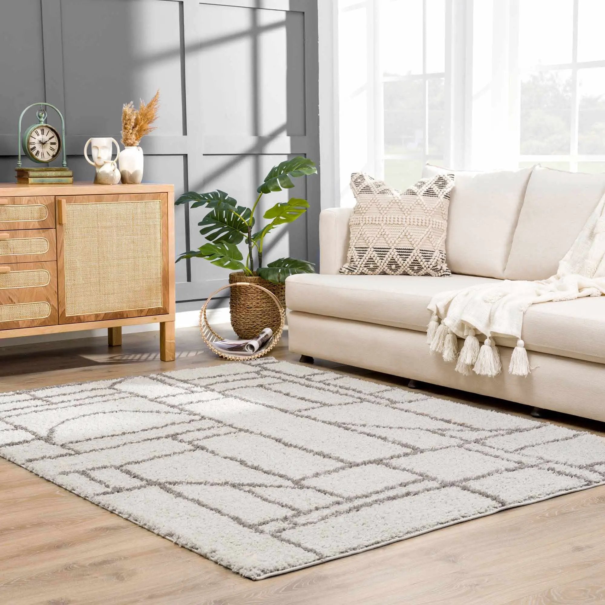Andia Gray Area Rug - Clearance by Boutique Rugs