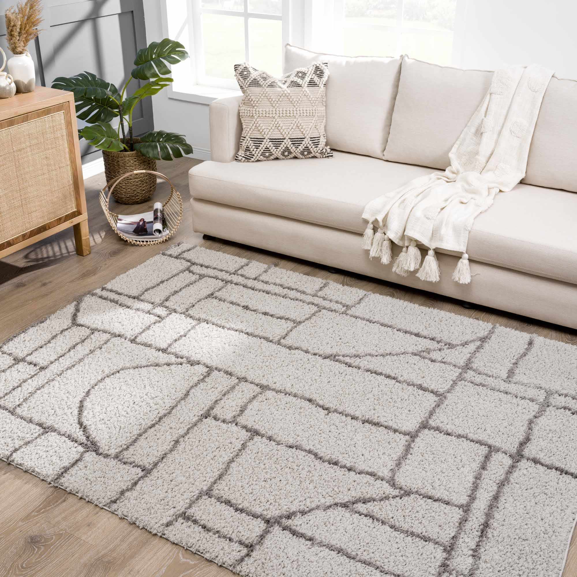 Andia Gray Area Rug - Clearance by Boutique Rugs