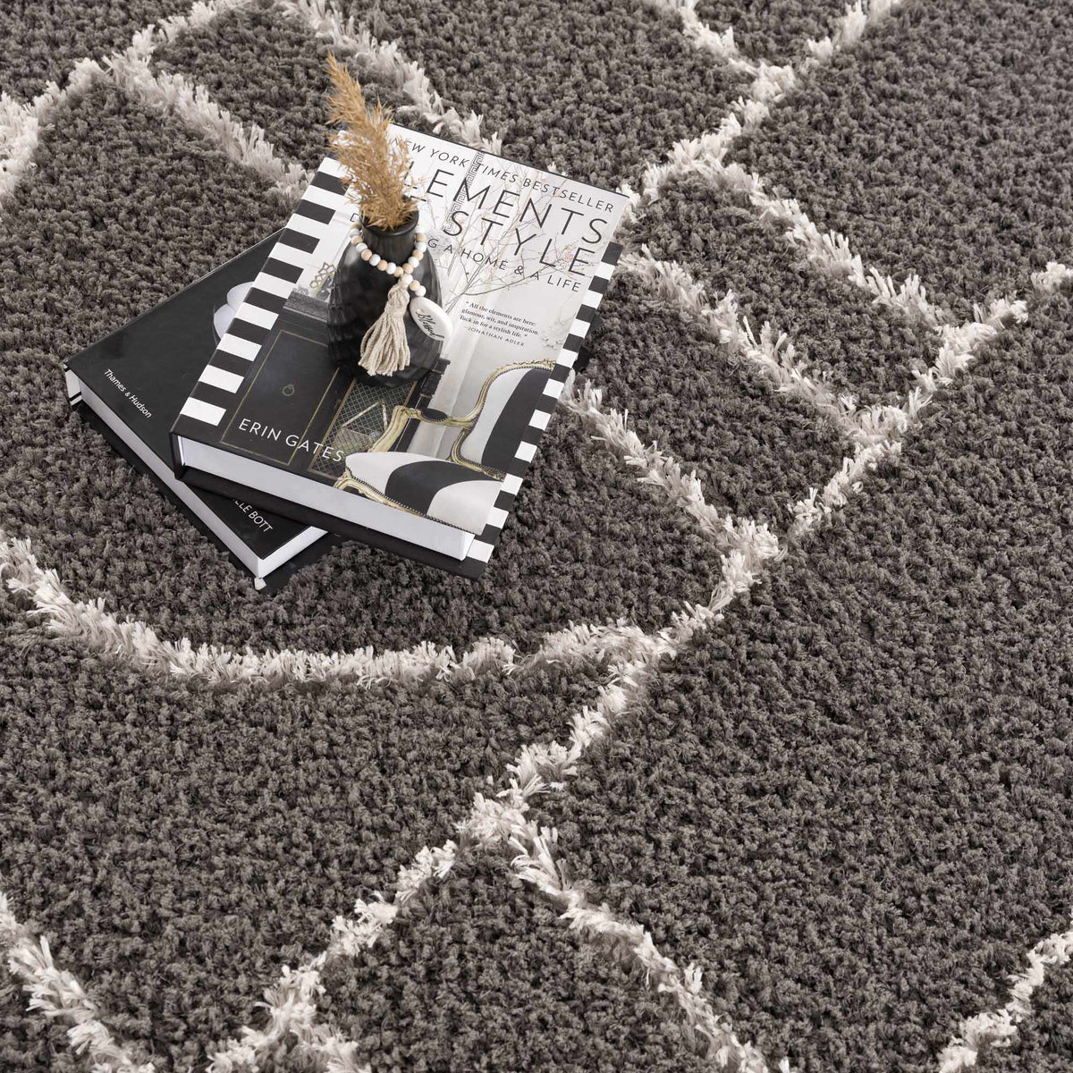 Andia Charcoal Area Rug - Clearance, photo 15 of 18