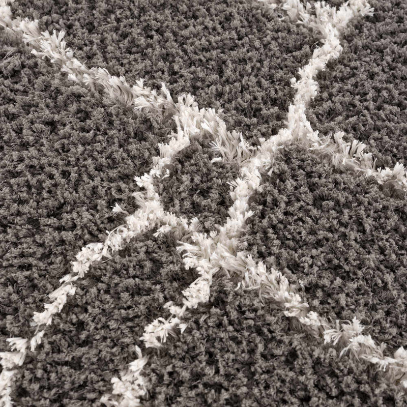 Andia Charcoal Area Rug - Clearance by Boutique Rugs
