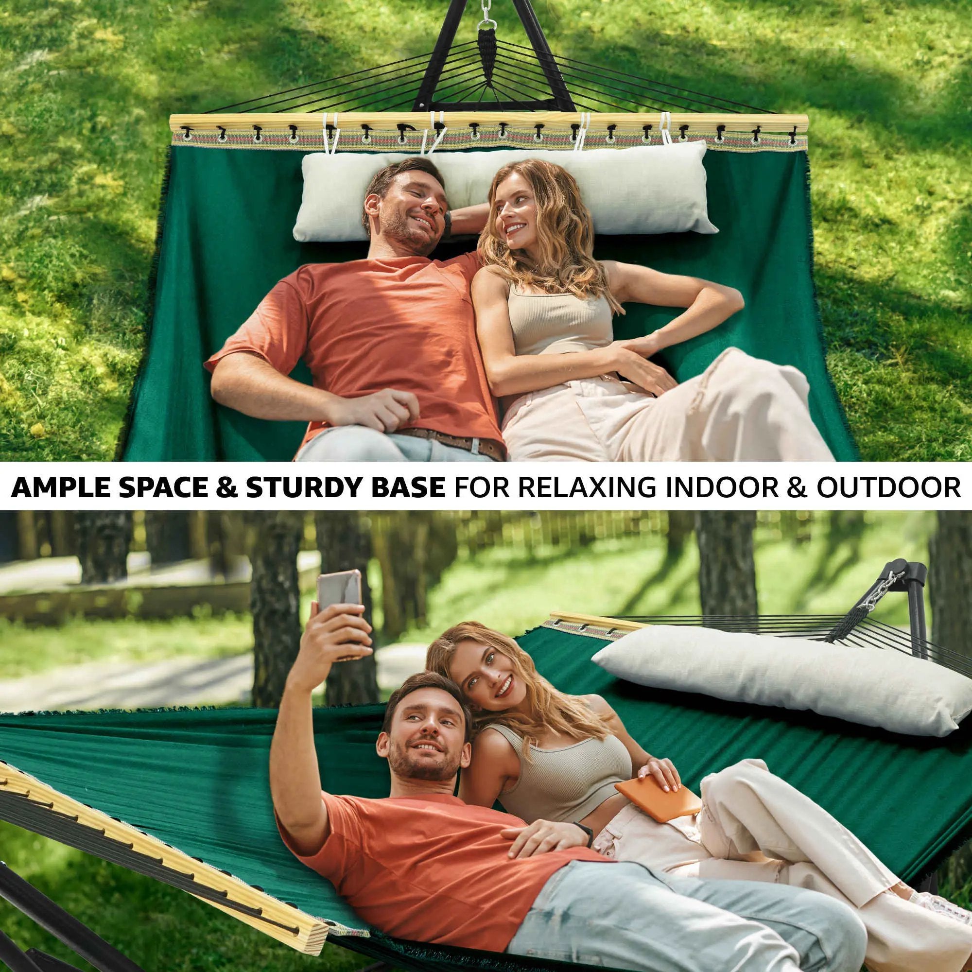 Tranquillo Unity Canvas Hammock Stand for Ultimate Relaxation by Megsu