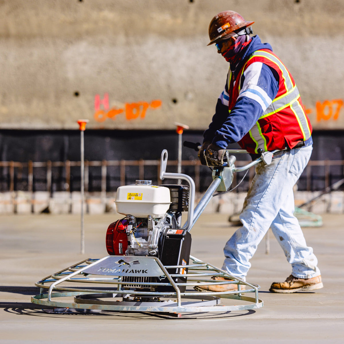 46" Honda Concrete Fast Pitch Power Trowel with 13HP Honda GX390 Finishing Blades Finishing Tool, photo 9 of 12