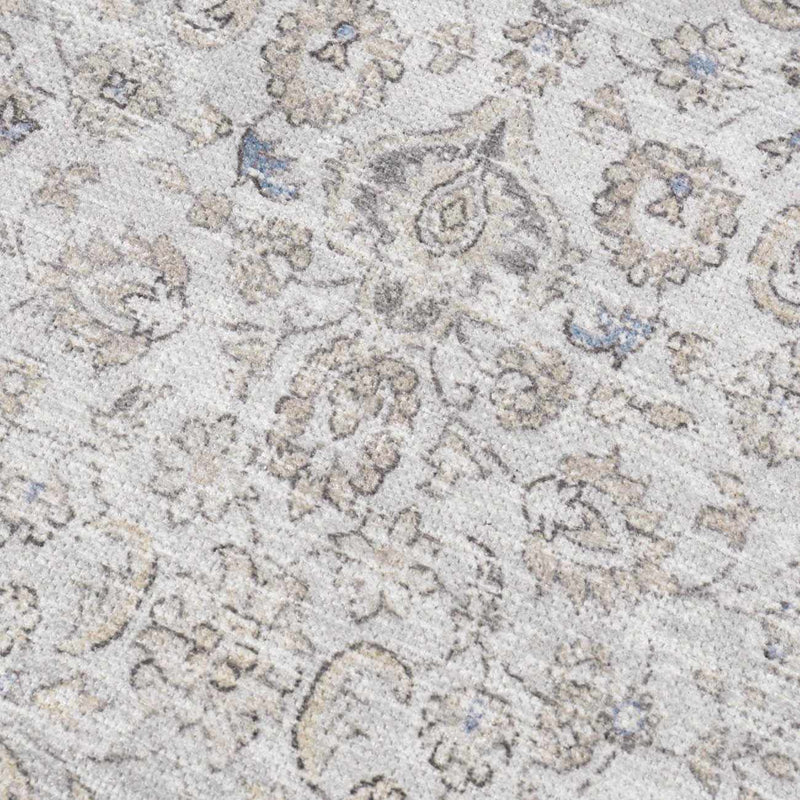 Cream Holi-2301 Washable Area Rug by Boutique Rugs