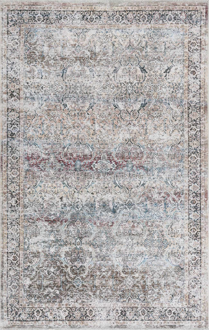 Olive Holi-2304 Washable Area Rug by Boutique Rugs