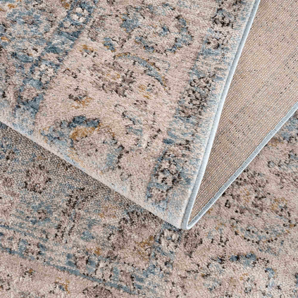Anana Silver Blue & Beige Area Rug - Clearance, photo 10 of 15