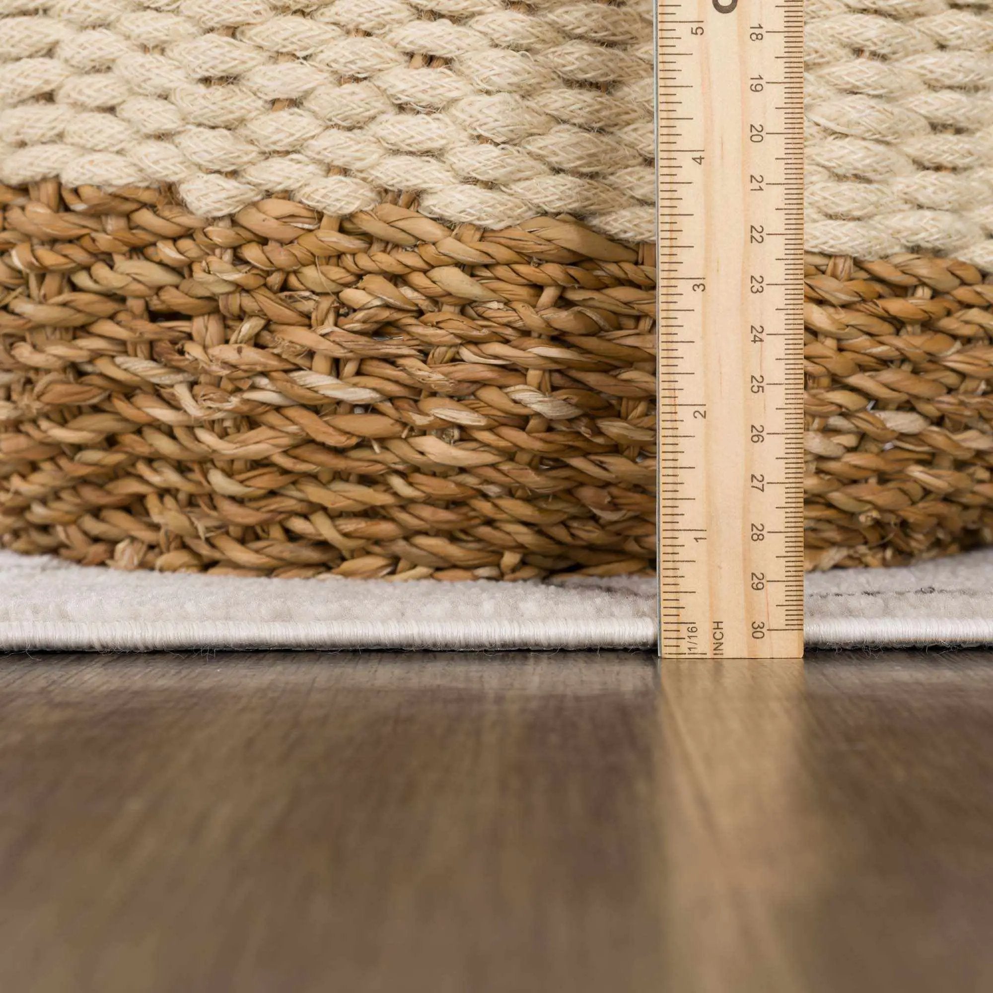 Azzan Cream & Charcoal Area Rug - Clearance by Boutique Rugs