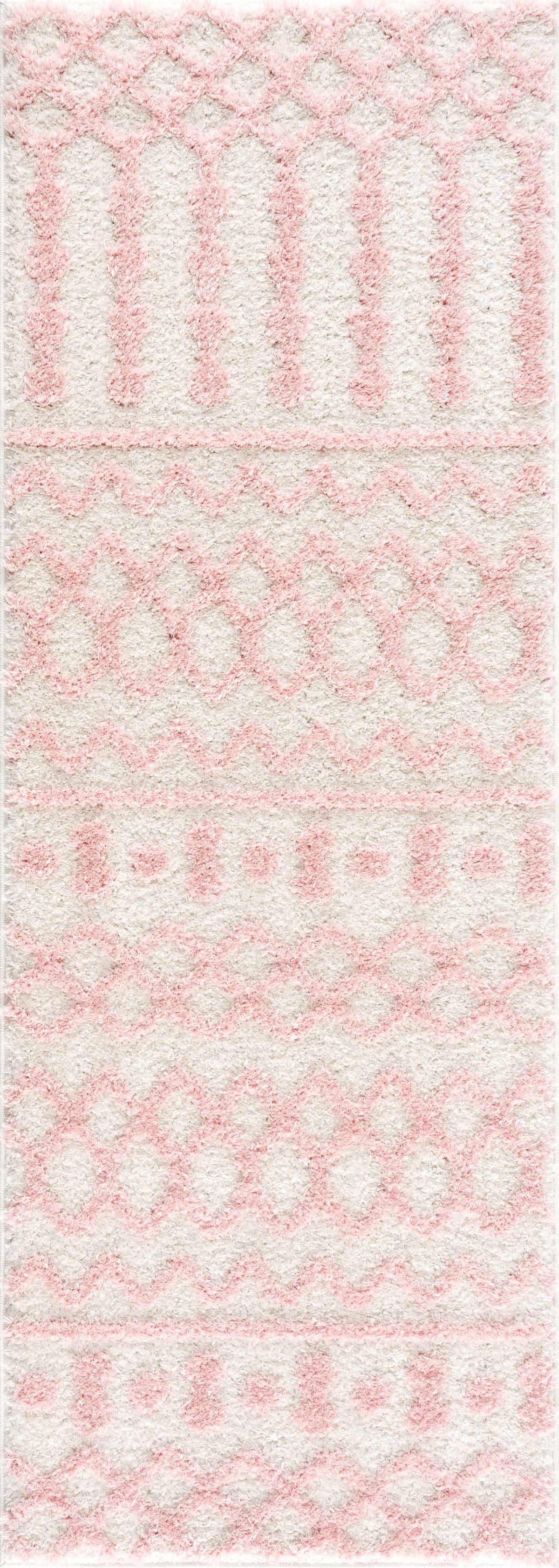 Darva Pink Plush Area Carpet, photo 9 of 23