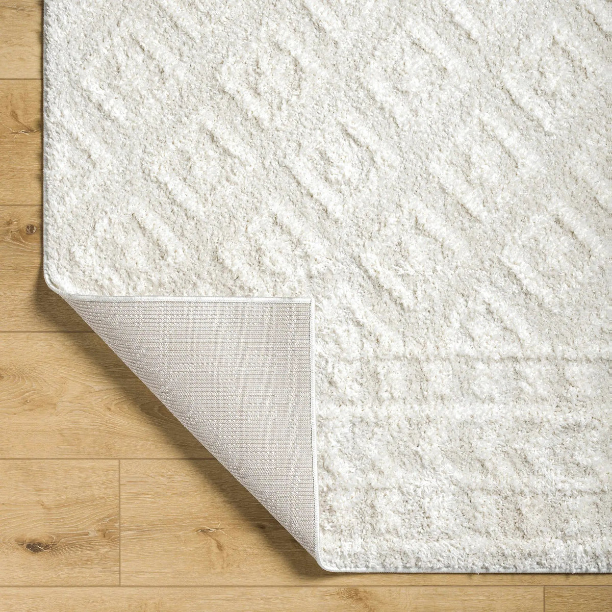 Eivin Cream Diamonds Plush Rug, photo 15 of 25