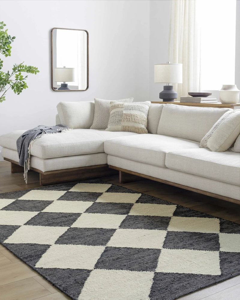 Andrin Black Area Rug by Boutique Rugs