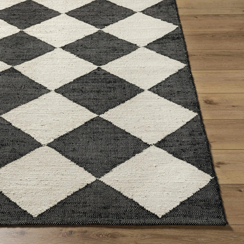 Andrin Black Area Rug by Boutique Rugs