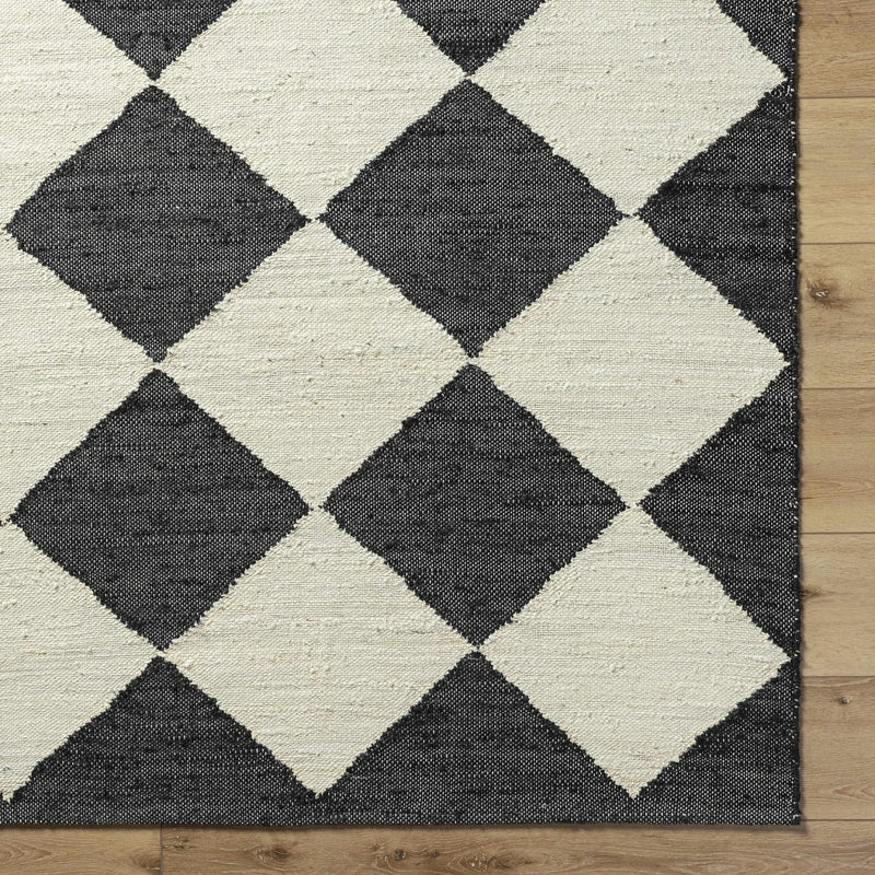 Andrin Black Area Rug by Boutique Rugs