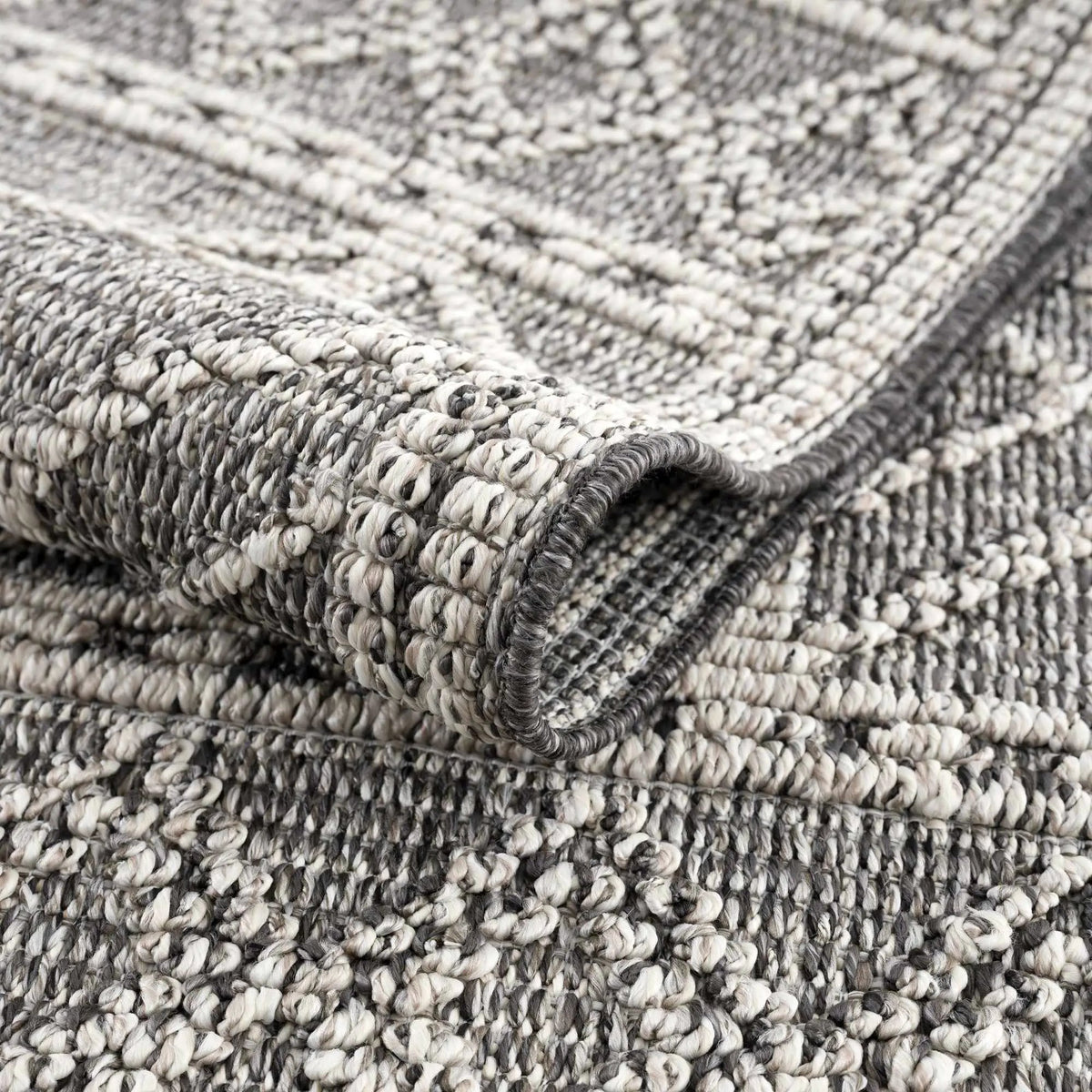 Diah Black & Bone Outdoor Area Rug - Clearance, photo 15 of 20