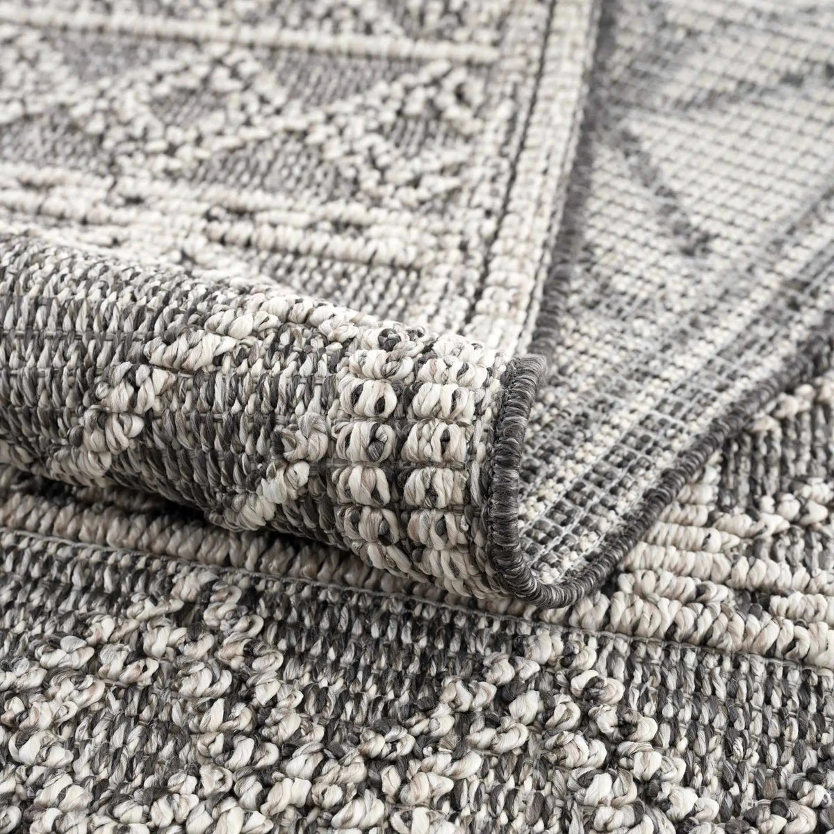 Diah Black & Bone Outdoor Area Rug - Clearance, photo 20 of 20