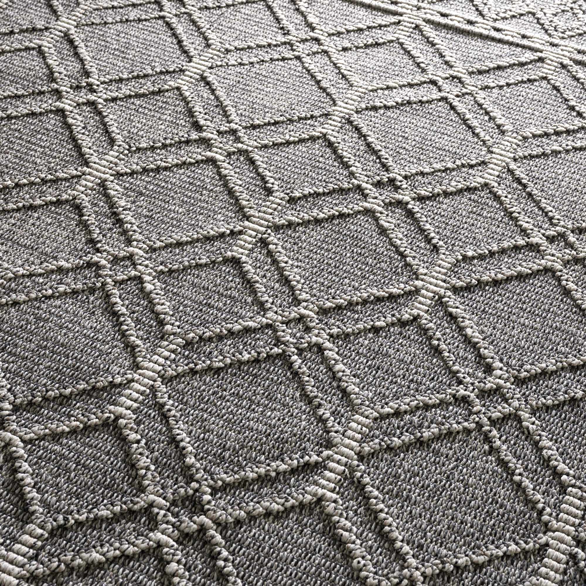 Diah Black & Bone Outdoor Area Rug - Clearance by Boutique Rugs