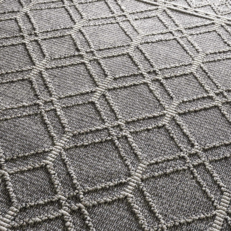 Diah Black & Bone Outdoor Area Rug - Clearance by Boutique Rugs