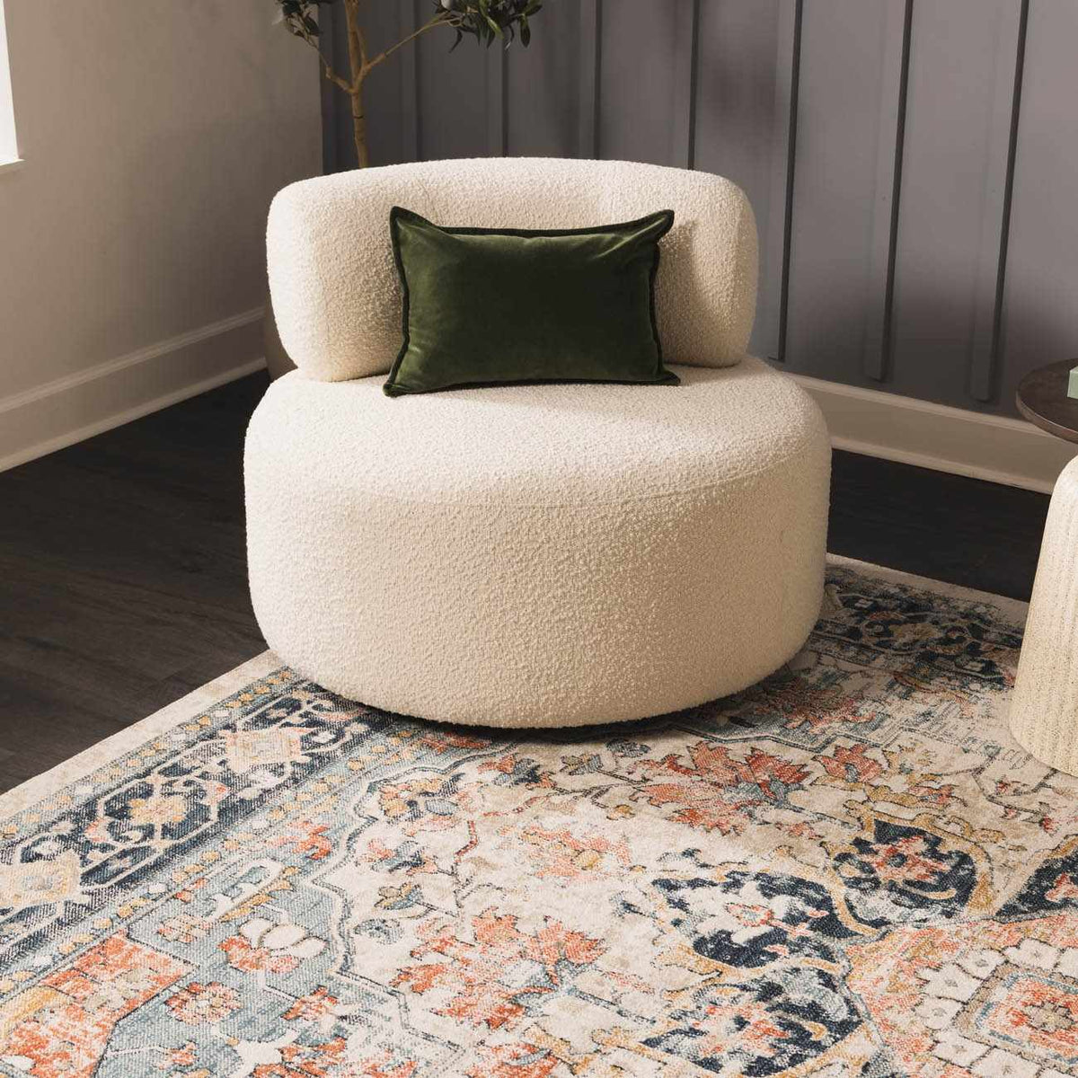 Dorval Traditional Outdoor Rug, installed in a room 7