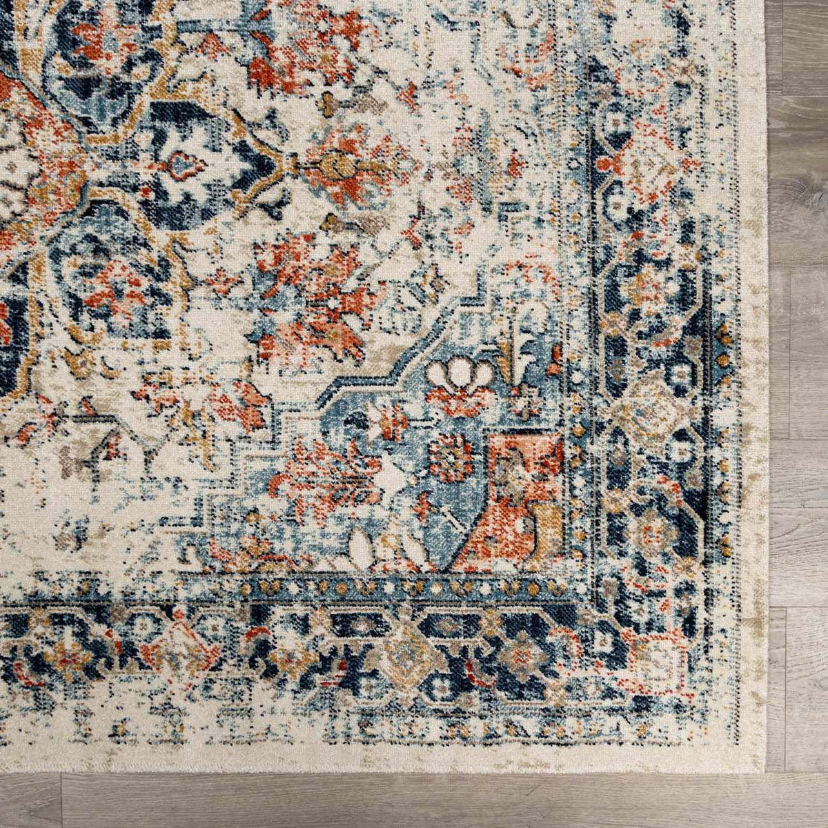 Dorval Traditional Outdoor Rug, sample swatch