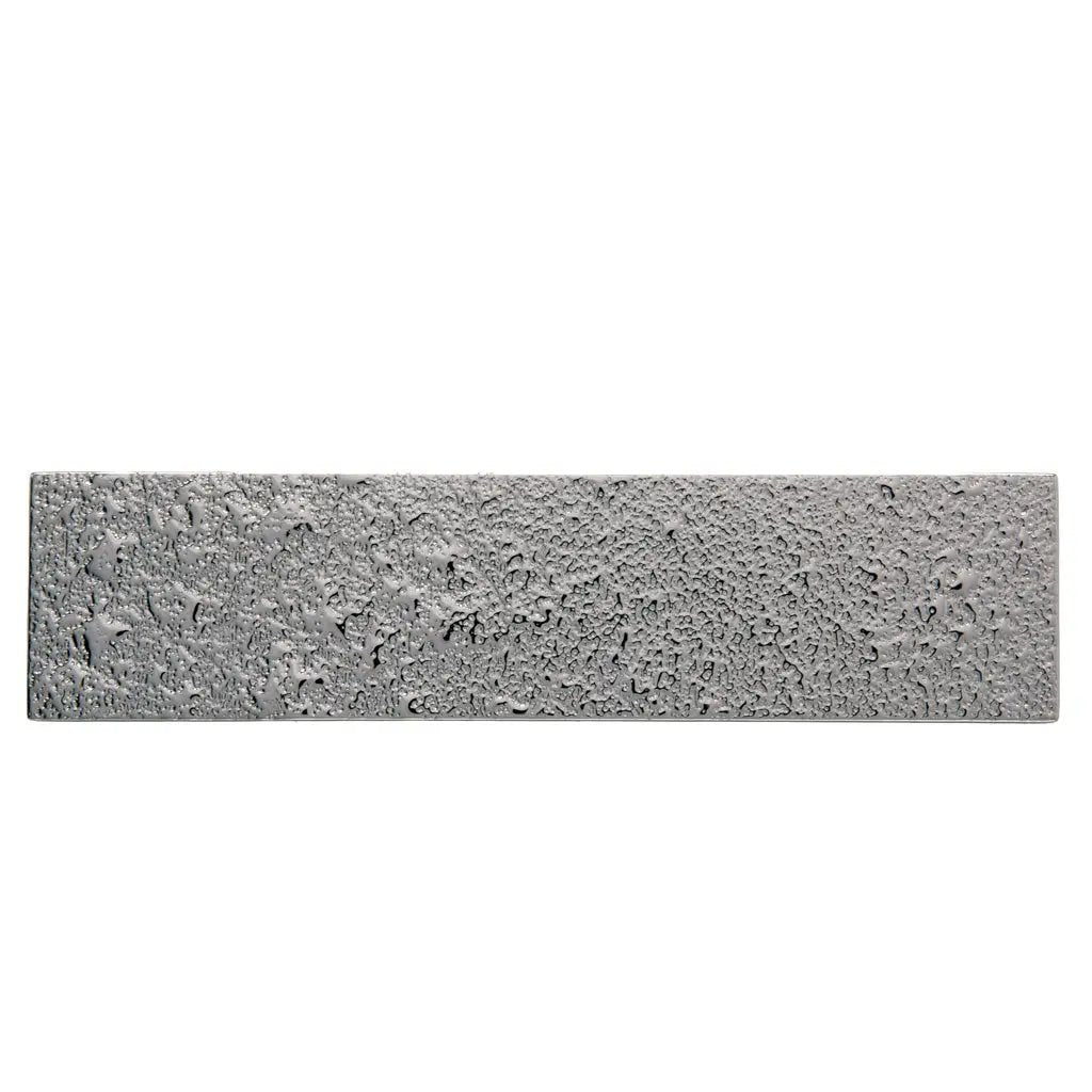 Dark Shimmer Gray 2x8 Polished Subway Glass Tile (27 pack, 3 sq ft/case) by Apollo Tile