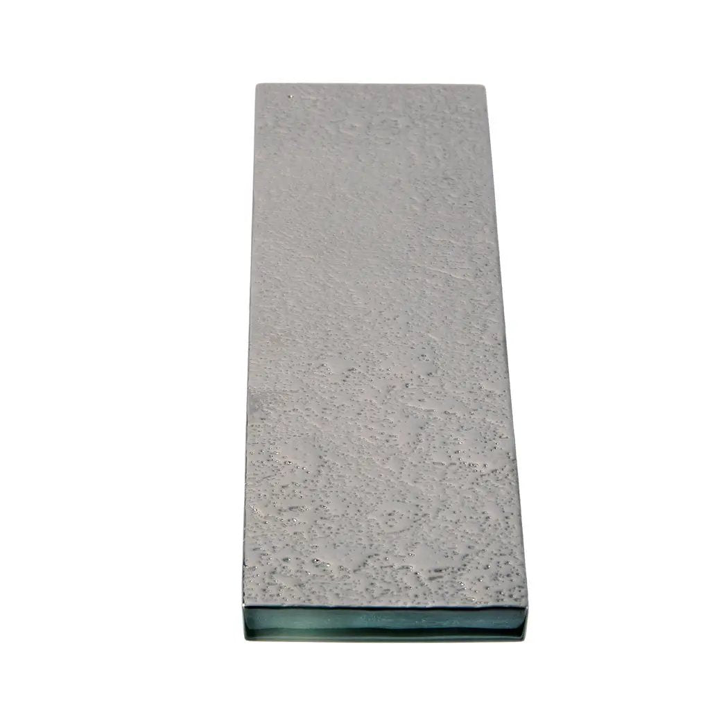 Dark Shimmer Gray 2x8 Polished Subway Glass Tile (27 pack, 3 sq ft/case) by Apollo Tile