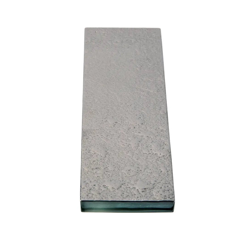 Dark Shimmer Gray 2x8 Polished Subway Glass Tile (27 pack, 3 sq ft/case) by Apollo Tile