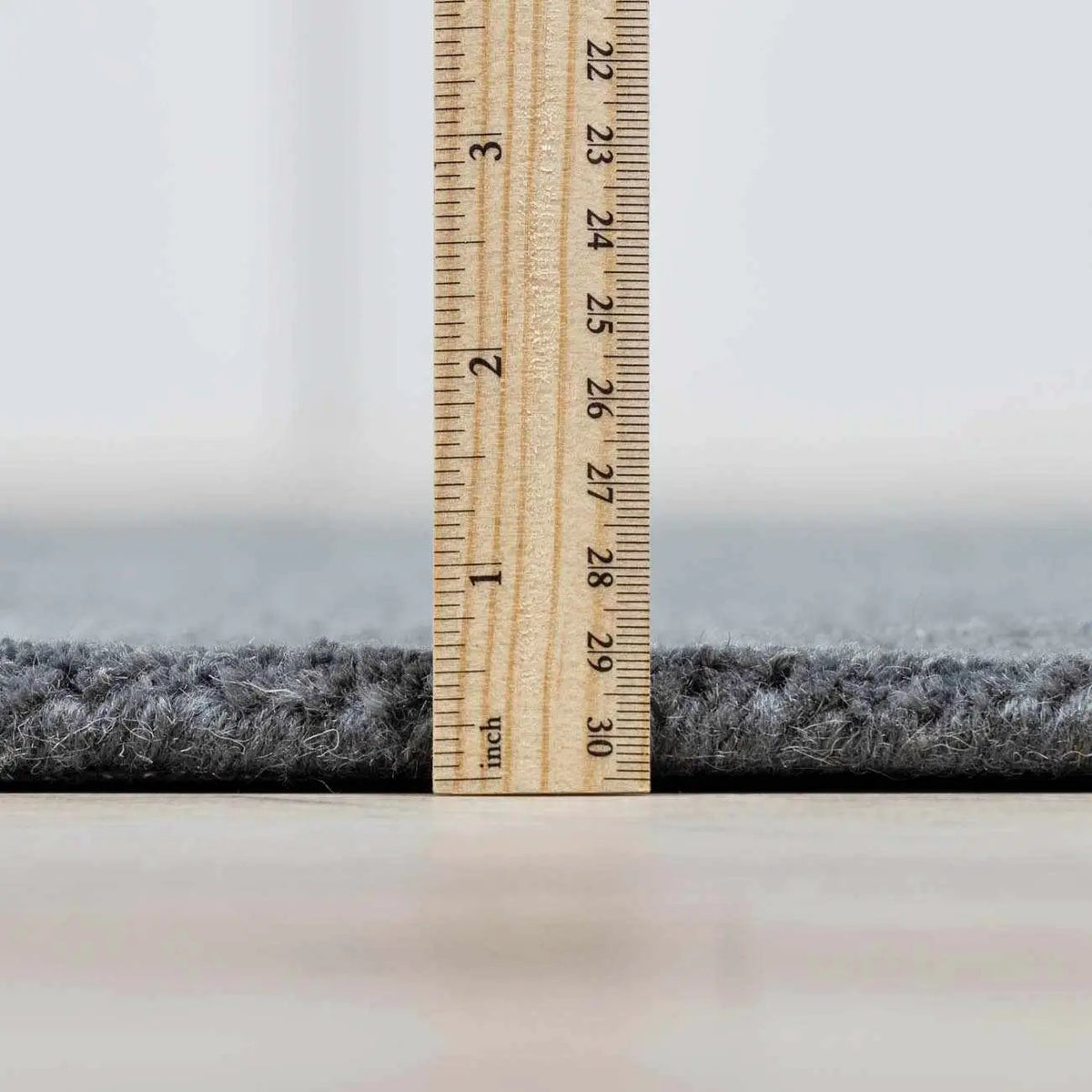 Brockton Solid Night Blue Wool Rug, photo 8 of 16