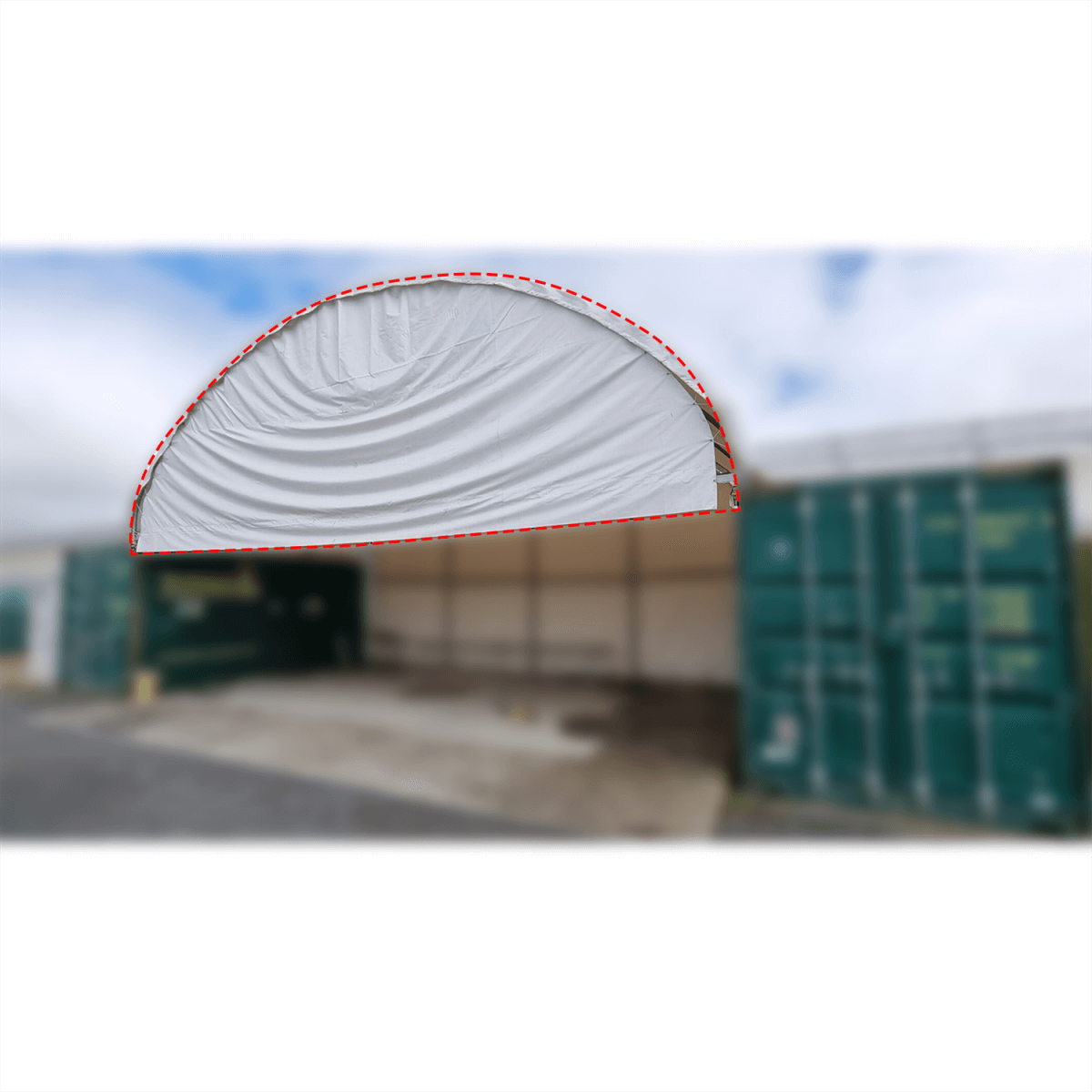 Half Front Panel for W40'xL40'xH13' by Chery Industrial