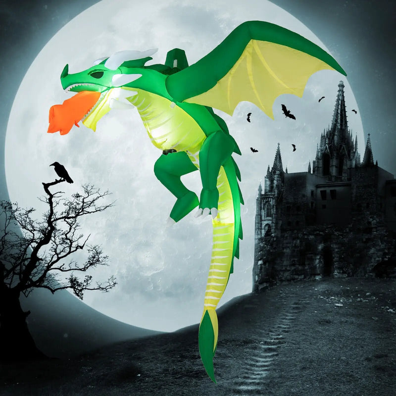 5 Feet Hanging Halloween Inflatable Dragon by DirectDeals