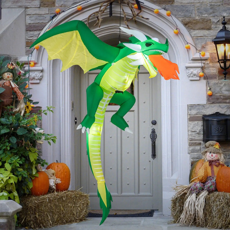 5 Feet Hanging Halloween Inflatable Dragon by DirectDeals