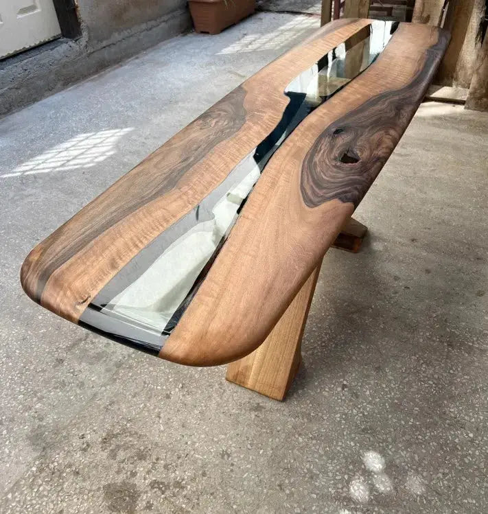 Handmade Solid Walnut Console Table for Entryway and Foyer, photo 2 of 13