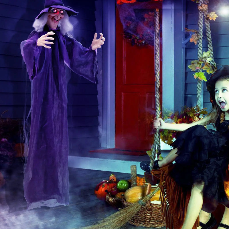 Hanging Halloween Decoration with Pre-Recorded Phrases by DirectDeals