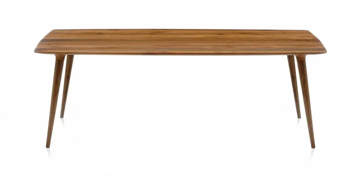 Edge Glued Hardwood Dining Table - Solid Kitchen Table, photo 12 of 15