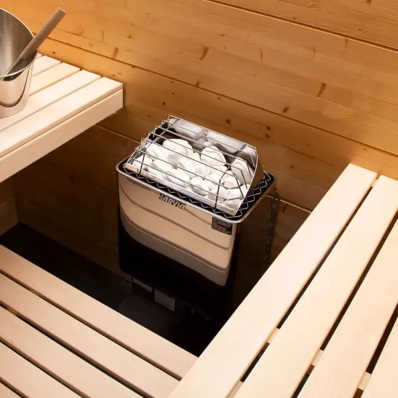Harvia KIP45W Stainless Steel 4.5KW Sauna Heater - Finnish Sauna Builders by Finnish Sauna Builders
