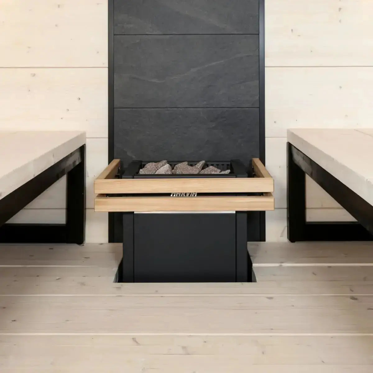 Harvia Virta 8KW Ultimate Sauna Heater with WiFi Digital Control, Sauna Stones and Heater Guard - Finnish Sauna Builders by Finnish Sauna Builders