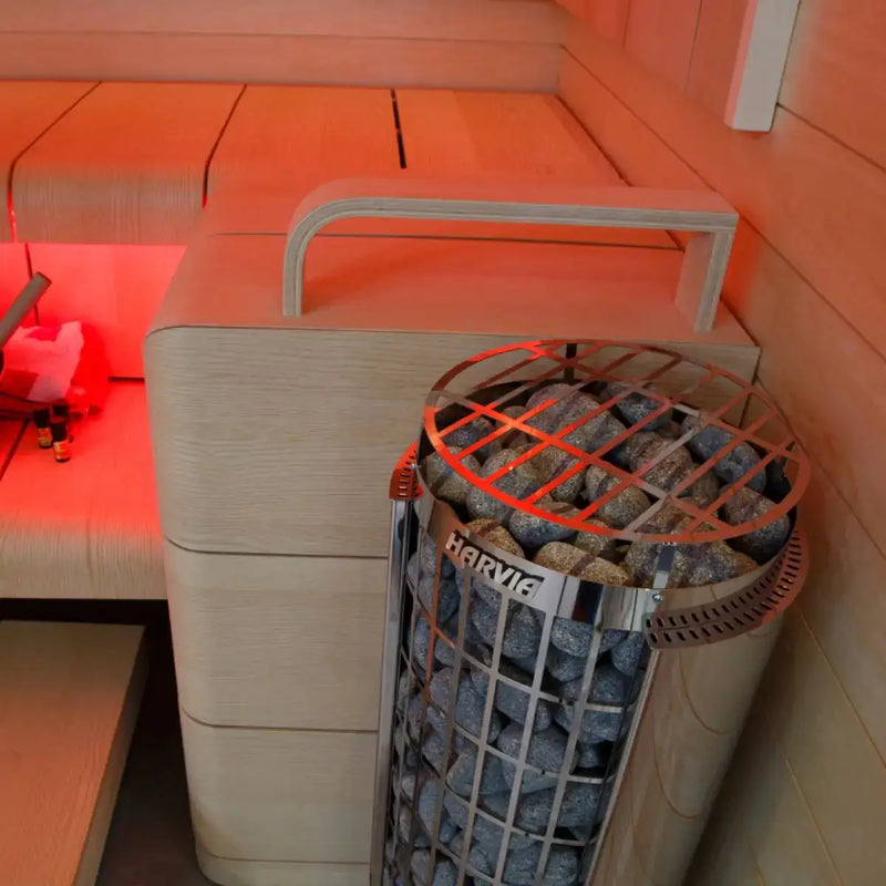 Harvia Cilindro PC110E 10.5KW Sauna Heater - Finnish Sauna Builders by Finnish Sauna Builders