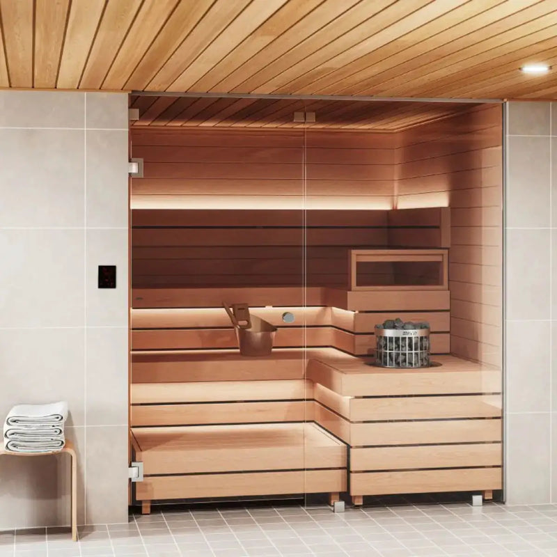 Harvia Cilindro PC60 6KW Sauna Heater with built in controls - Finnish Sauna Builders by Finnish Sauna Builders