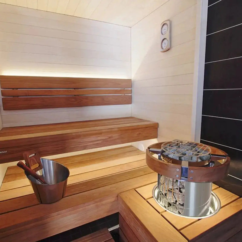 Harvia Cilindro PC80E 8KW Sauna Heater - Finnish Sauna Builders by Finnish Sauna Builders