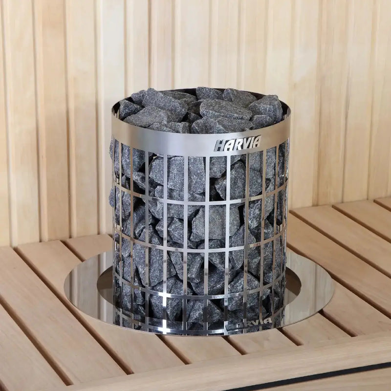 Harvia Cilindro PC80 8KW Sauna Heater with built in controls - Finnish Sauna Builders by Finnish Sauna Builders