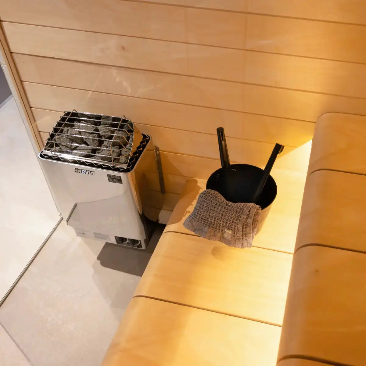 Harvia KIP80W Stainless Steel 8KW Sauna Heater - Finnish Sauna Builders by Finnish Sauna Builders