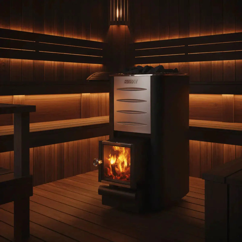 Harvia M3 SL WKM3SL Wood Burning Sauna Stove - Finnish Sauna Builders by Finnish Sauna Builders