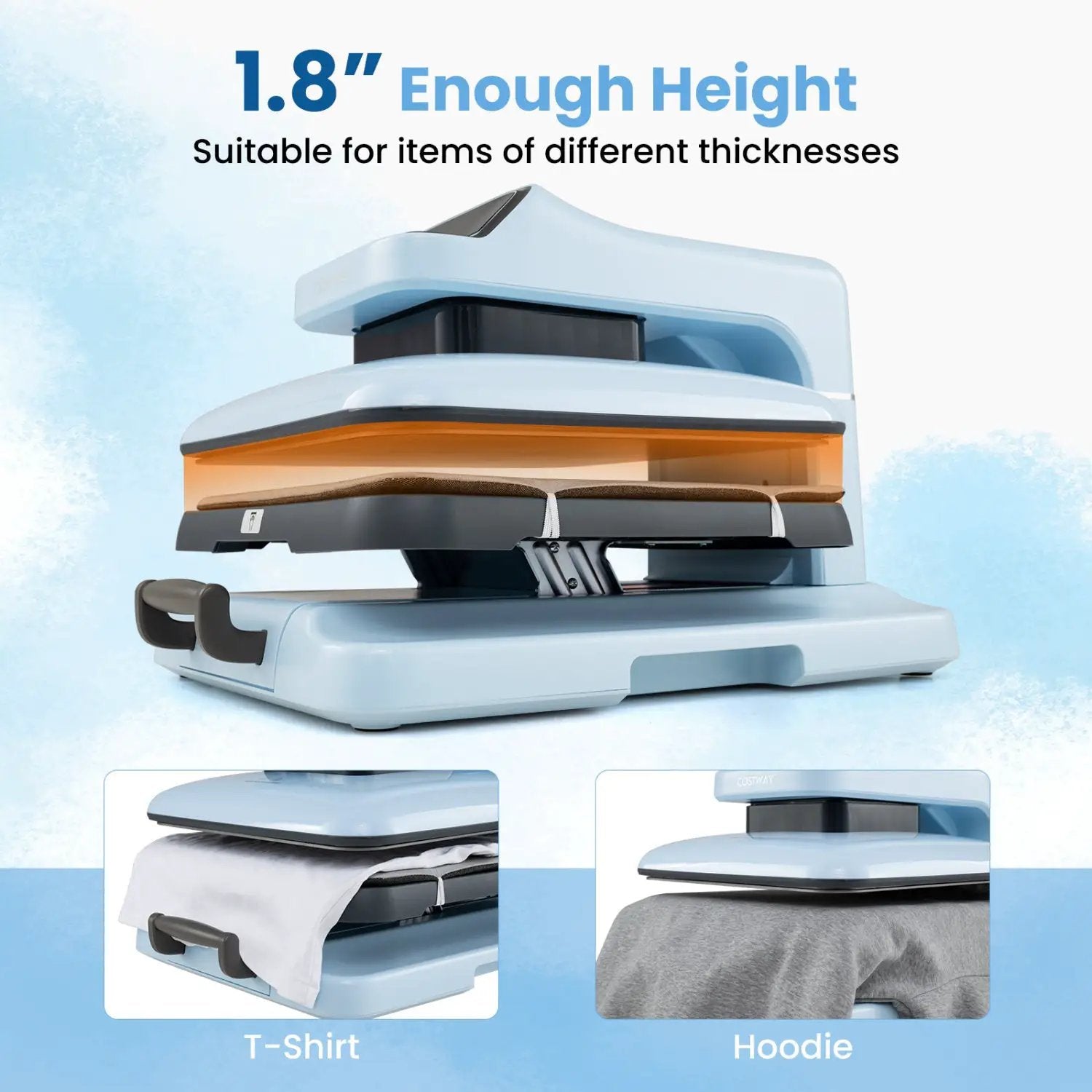 15x15 Auto Release Heat Press Machine 1500W by DirectDeals