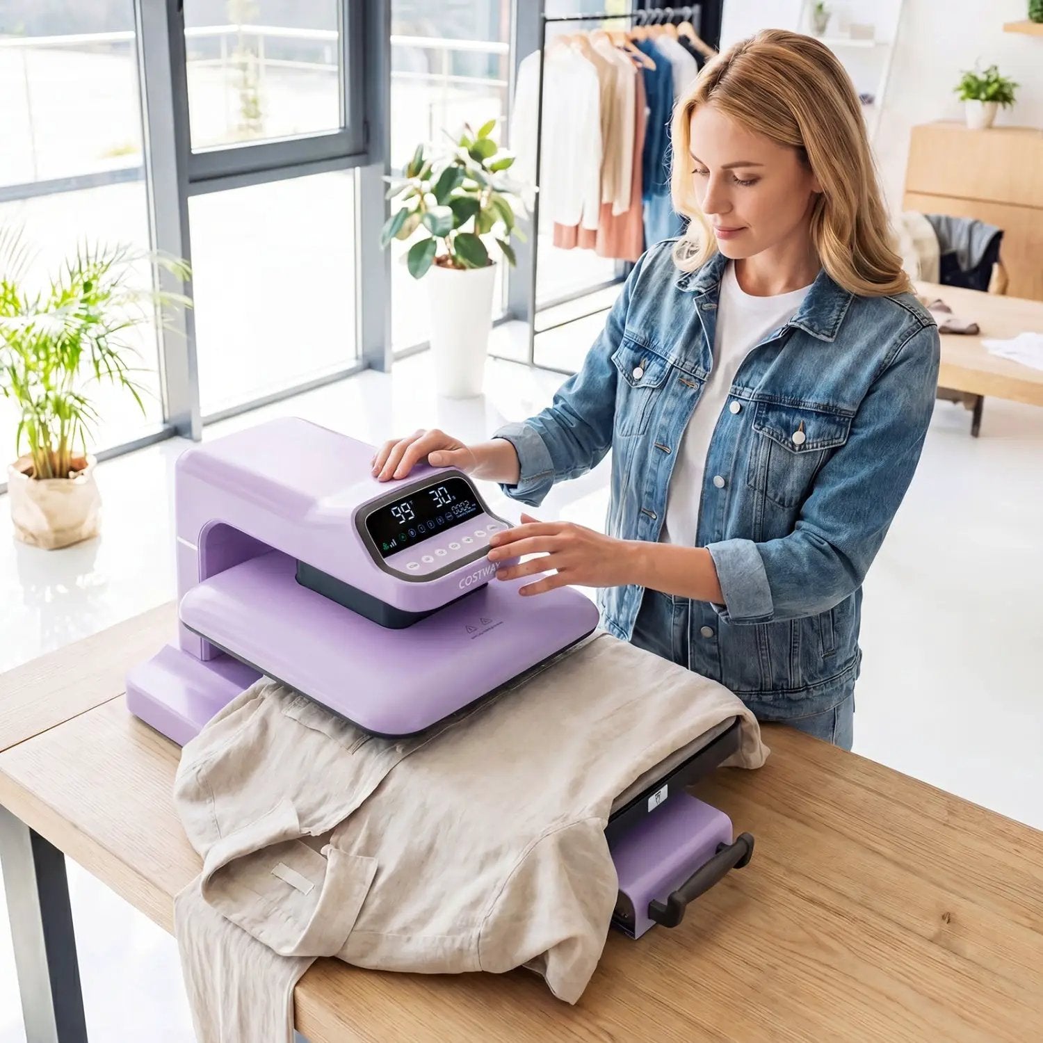 15x15 Auto Release Heat Press Machine 1500W by DirectDeals