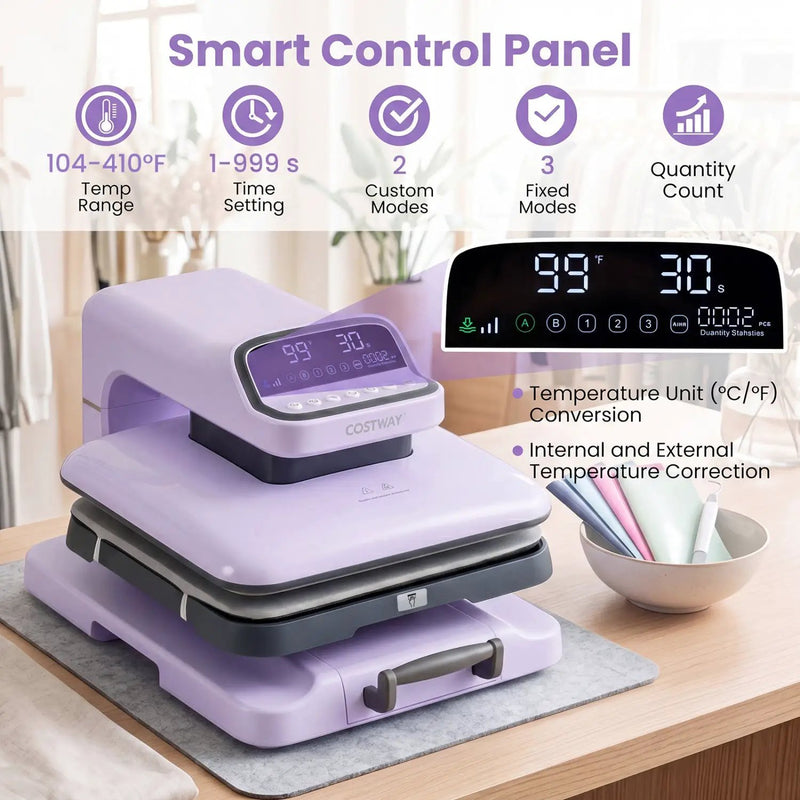 15x15 Auto Release Heat Press Machine 1500W by DirectDeals