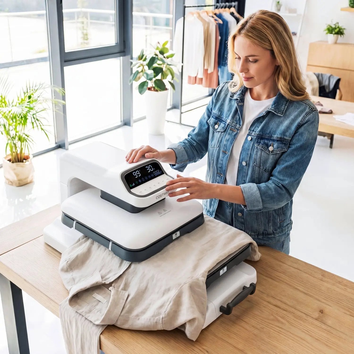 15x15 Auto Release Heat Press Machine 1500W by DirectDeals