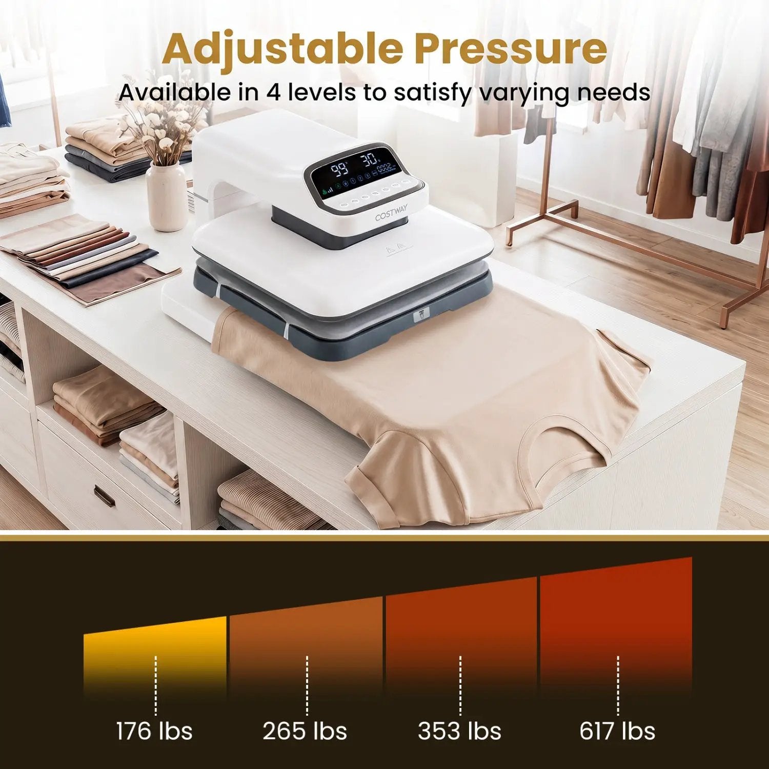 15x15 Auto Release Heat Press Machine 1500W by DirectDeals