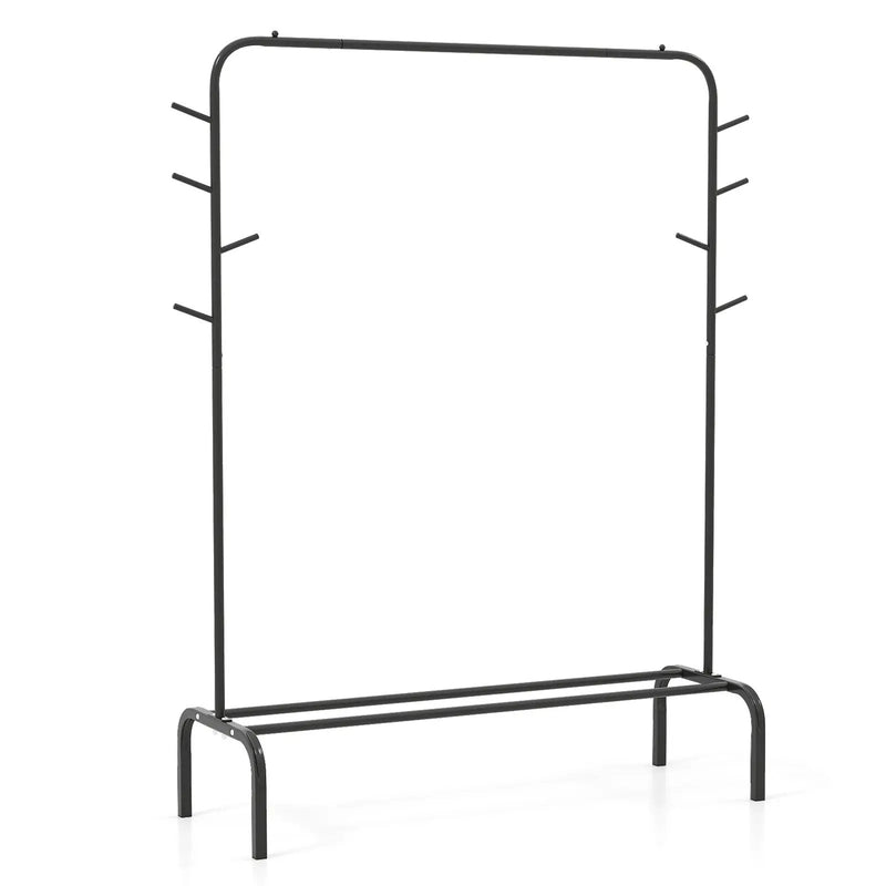 Heavy Duty Clothes Rack 50-Inch Wide Metal Garment Wardrobe Rack-Black by DirectDeals