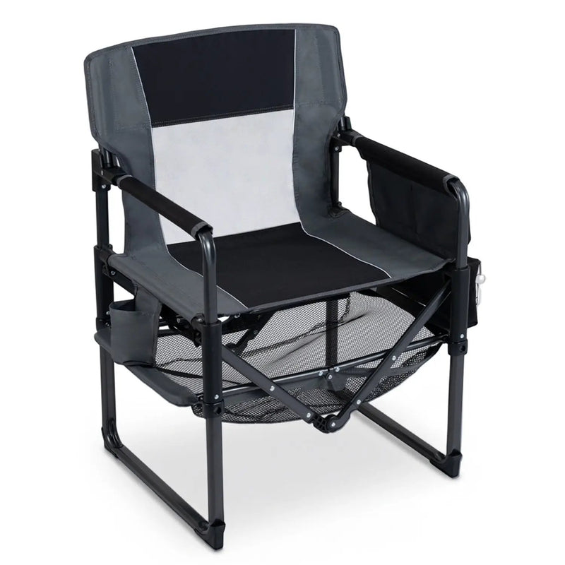 Camping Chair Heavy Duty with Cup Holder and Storage by DirectDeals